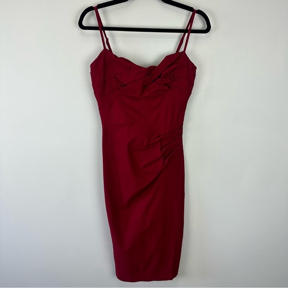 Voodoo Vixen 1950s Style Marilyn Red Wiggle Dress S - Picture 2 of 7